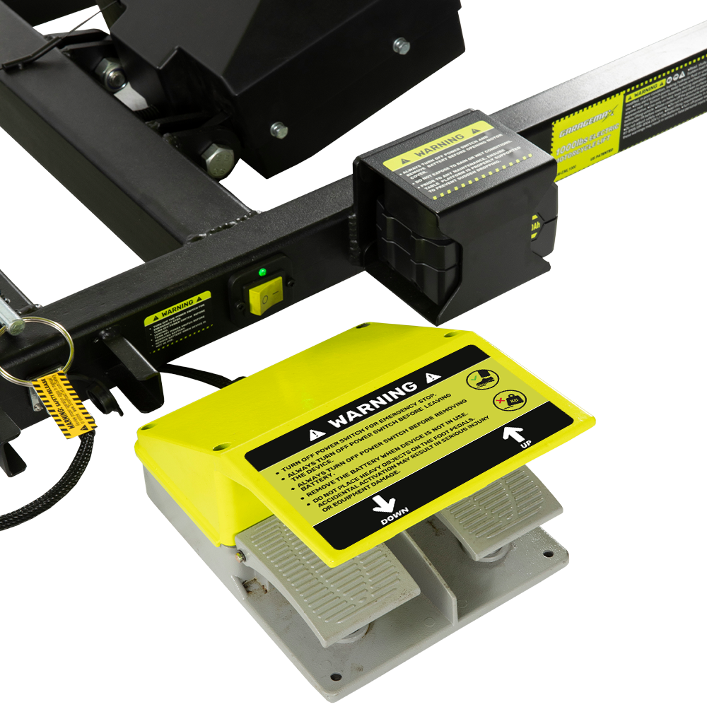GM-EML1000 1,000lbs         Battery Powered Motorcycle Lift