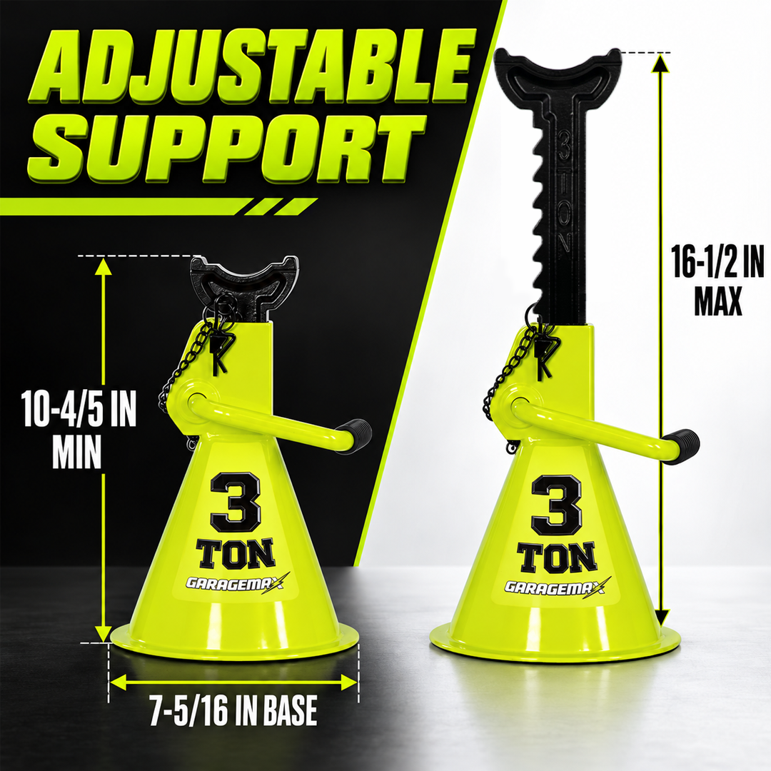 GM-JS3T 3 Ton Jack Stands