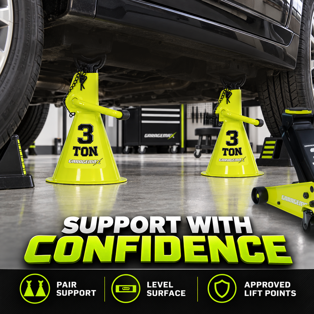 GM-JS3T 3 Ton Jack Stands
